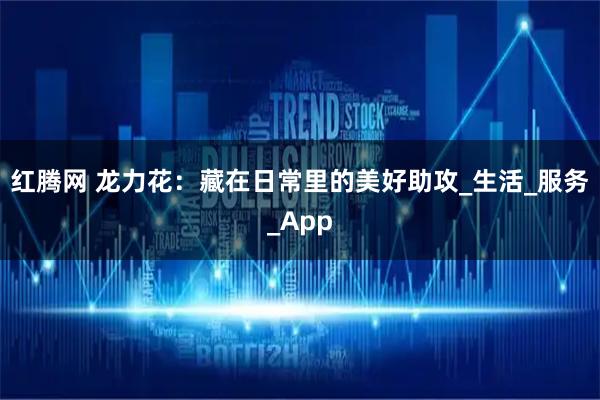 红腾网 龙力花：藏在日常里的美好助攻_生活_服务_App