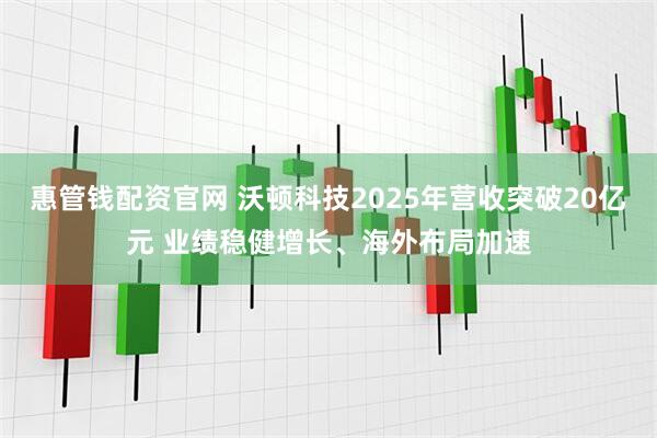 惠管钱配资官网 沃顿科技2025年营收突破20亿元 业绩稳健增长、海外布局加速